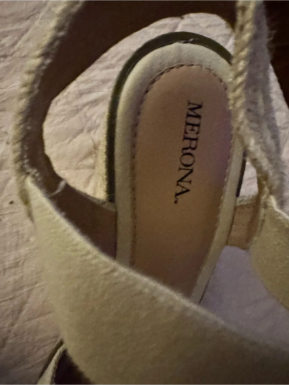 Merona Wedge Espadrille Sandals in Light Beige - Women